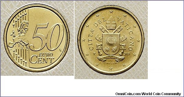 50 Euro cents - Pontificate of Francis