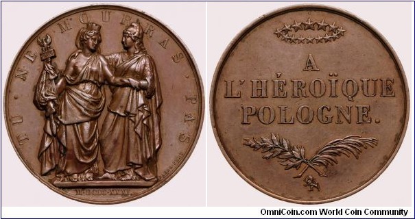 Medal A l’héroïque Pologne - For heroic Poland.