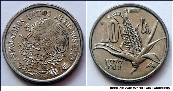 Mexico 10 centavos.
1977