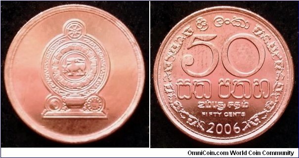 Sri Lanka 50 cents.
2006 (II)