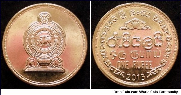Sri Lanka 1 rupee.
2013