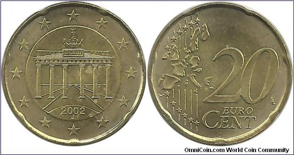 EU-Germany 20 Eurocent 2002