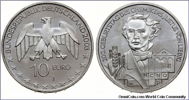 10 Euro - Justus von Liebig