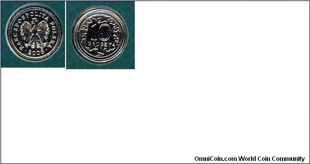10 Groszy from set Miniatures of Polish Circulation Coins.