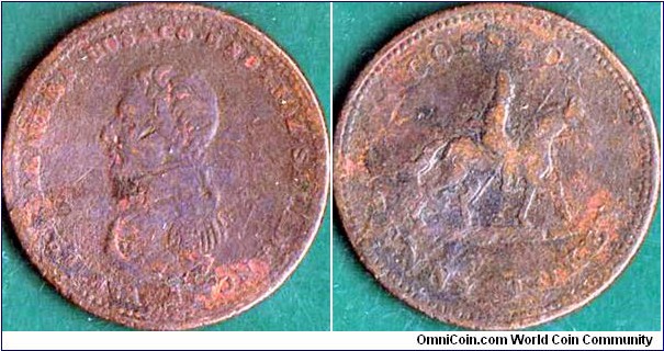 Lower Canada N.D. (1812-14) 1 Penny.