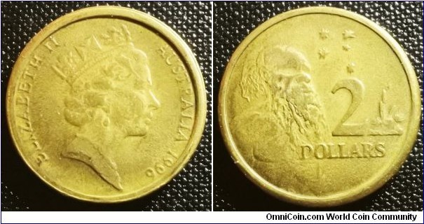 Australia 1996 2 dollars, counterfeit! 