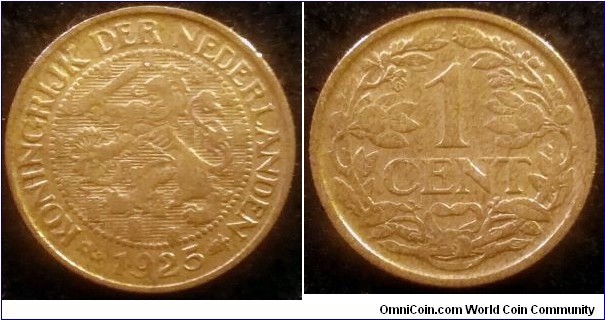 Netherlands 1 cent.
1925