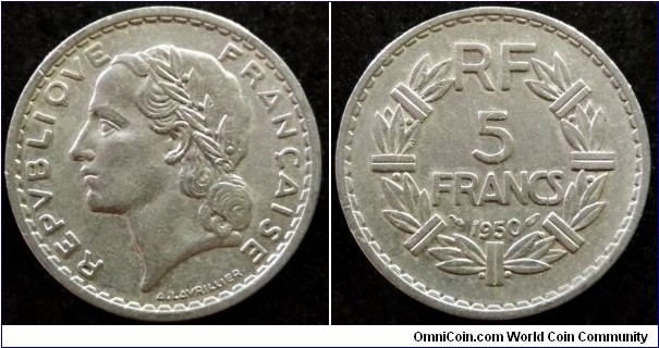France 5 francs.
1950 (II)