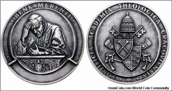 Polish medal - Pontificia Academia Theologica Cracoviensis.