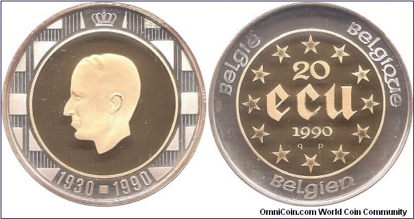 20 Ecu 1990 Belgium