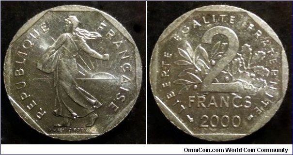 France 2 francs.
2000