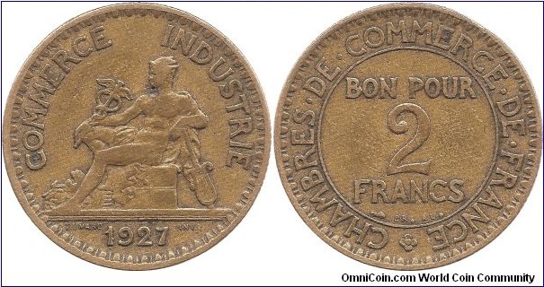 2 Francs 1927 France