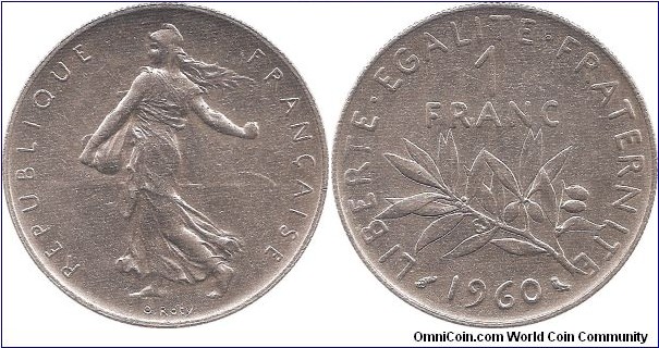 1 Franc 1960 France