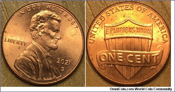2021-D
Lincoln shield cent
