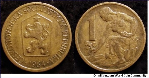 Czechoslovakia 1 koruna. 1964
