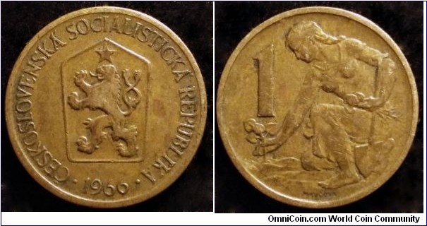 Czechoslovakia 1 koruna. 1966