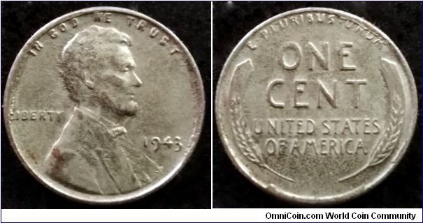 1944 Steel wheat cent (III)