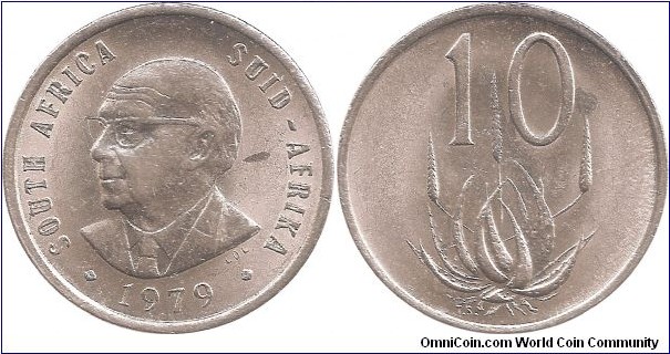 10 Cents 1979 South Africa