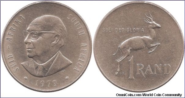 1 Rand 1979 South Africa