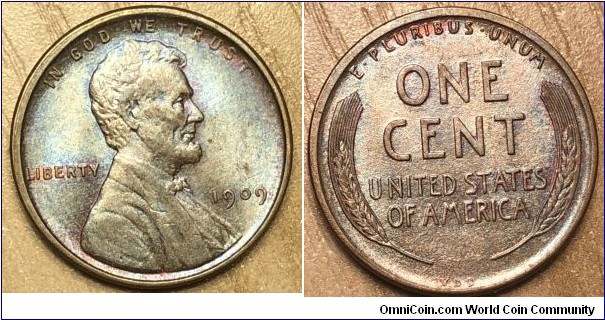 1909 VDB
Lincoln cent