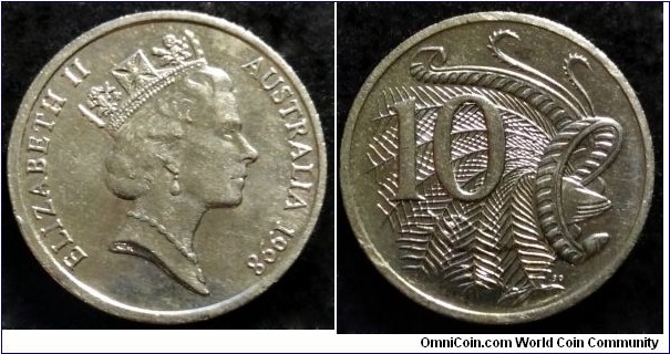 Australia 10 cents.
1998