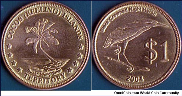 Cocos (Keeling) Islands 2004 1 Dollar.