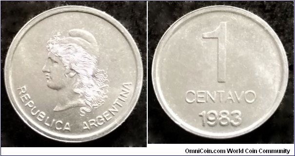 Argentina 1 centavo.
1983