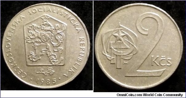 Czechoslovakia 2 koruny. 1985