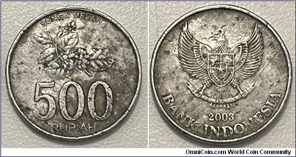 500 Rupiah (Republic of Indonesia // Aluminium)