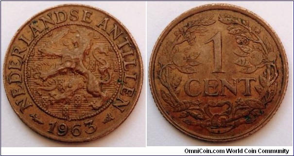 Netherlands Antilles 1 cent. 1963