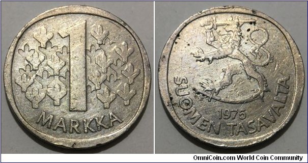 1 Markka (Republic of Finland // Copper-Nickel)