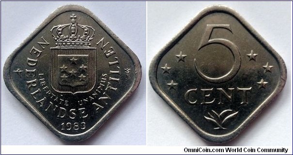 Netherlands Antilles 5 cent. 1983
