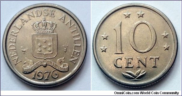 Netherlands Antilles 10 cent. 1976