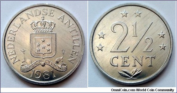 Netherlands Antilles 2 1/2 cent. 1981