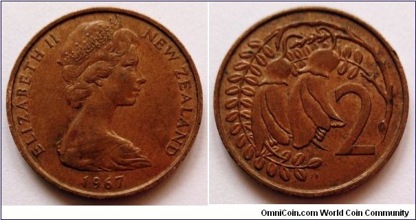 New Zealand 2 cents.
1969