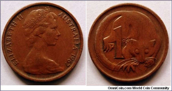 Australia 1 cent.
1967