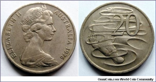 Australia 20 cents.
1976