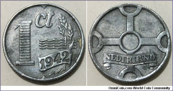 1 Cent (German Occupation // Zinc 2g)