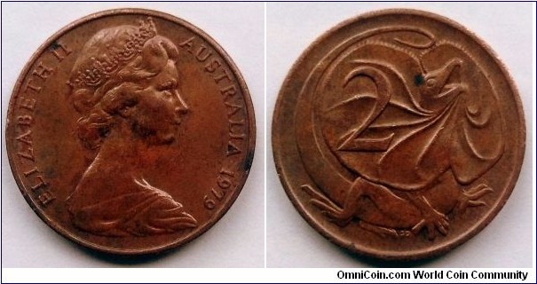 Australia 2 cents.
1979