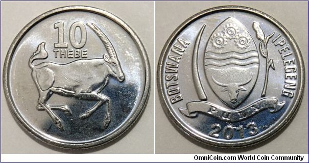 10 Thebe (Republic of Botswana // Nickel clad Steel) 