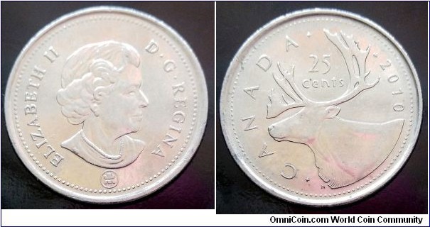 Canada 25 cents.
2010