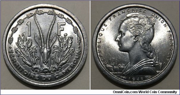 1 Franc (French Mandate // Aluminium)