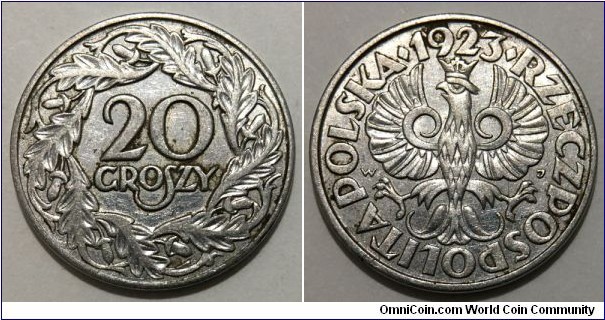 20 Groszy (2nd Polish Republic // Nickel 3g)