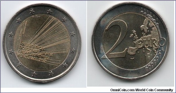 2 Euro Portuguese Presidency of the Council of the European Union