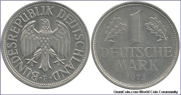 Germany-BRD 1 Deutsche Mark 1973F