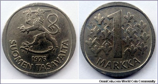 Finland 1 markka.
1976 K