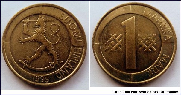Finland 1 markka.
1995 M (II)