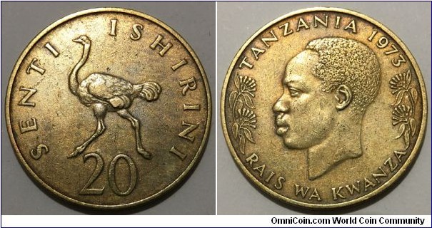 20 Senti (United Republic of Tanzania // Nickel Brass)