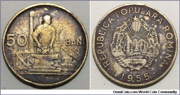 50 Bani (People's Republic of Romania // Copper-Nickel) 