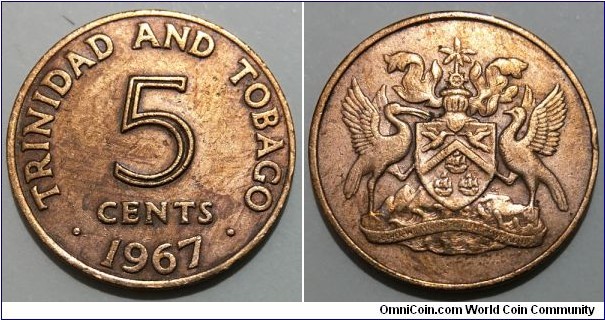 5 Cents (British West Indies / Queen Elizabeth II // Bronze 3.25g) 